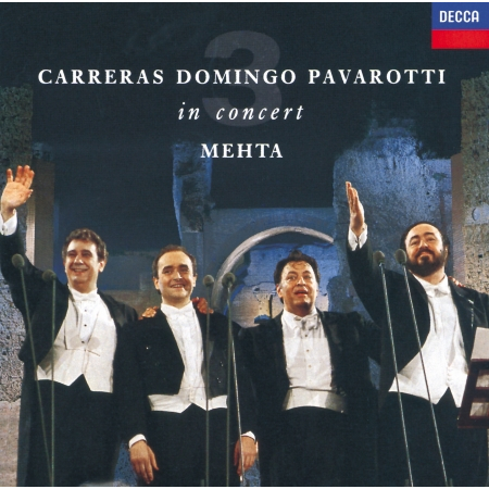 The Three Tenors - In Concert - Rome 1990 專輯封面