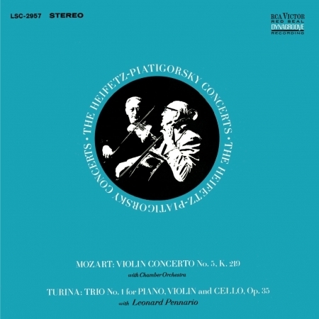 Mozart: Violin Concerto No. 5, K.219, in A "Turkish", Turina: Piano Trio No. 1, Op. 35