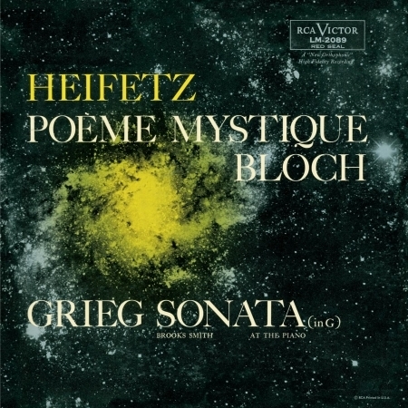 Bloch: Sonata No. 2 "Poème mystique", Grieg: Sonata No. 2, Op. 13, in G