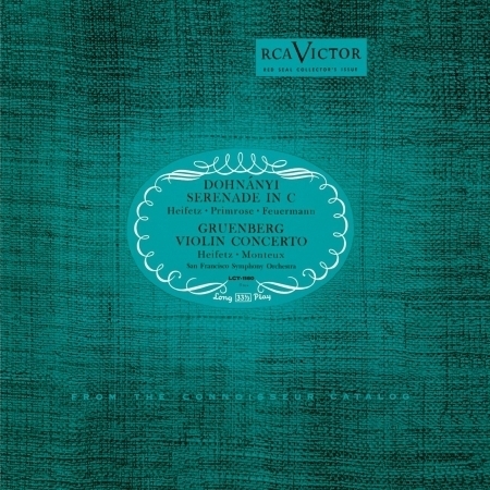 Dohnanyi: Serenade  in C Major for Violin and Cello, Op. 10 -  Gruenberg: Violin Concerto, Op. 47