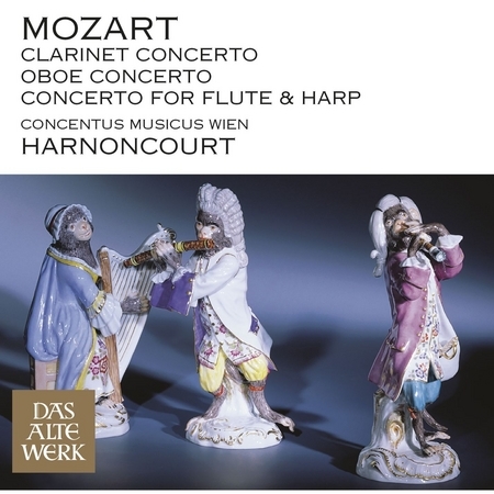 Mozart : Clarinet Concerto, Oboe Concerto & Concerto for Flute and Harp (DAW 50)