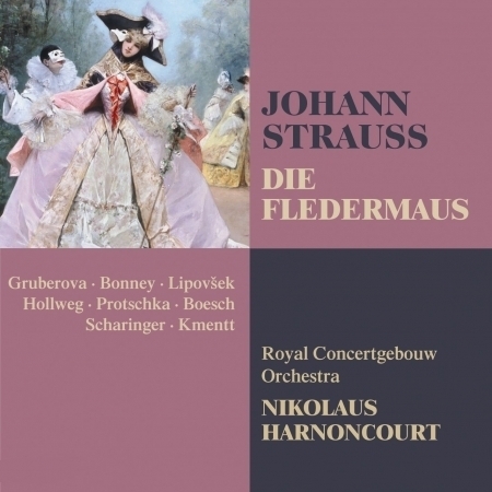 Strauss, Johann II : Die Fledermaus : Act 3 "O Fledermaus, o Fledermaus" [Rosalinde, Adele, Ida, Orlofsky, Eisenstein, Alfred, Frank, Falke, Chorus]