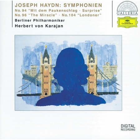 Haydn: Symphonies No. 94 "Surprise"; No. 96 "The Miracle"; No. 104 專輯封面