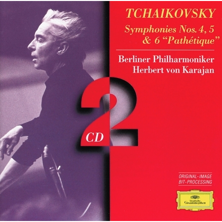 Tchaikovsky: Symphonies Nos.4, 5 & 6 "Pathétique" 專輯封面