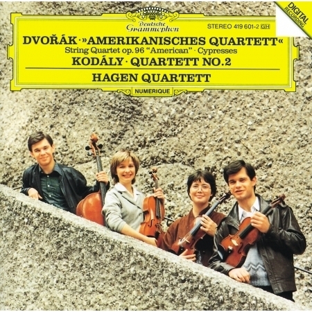 Dvorák: String Quartet No.12 "American"; Cypresses / Kodály: String Quartet No.2