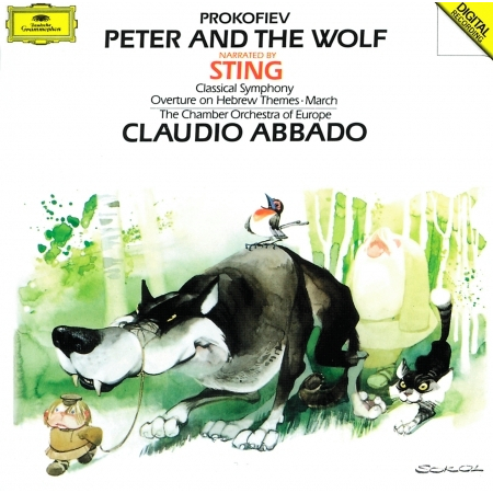 "On a branch of a big tree sat a little bird, Peter's " Allegro - Andantino, come prima