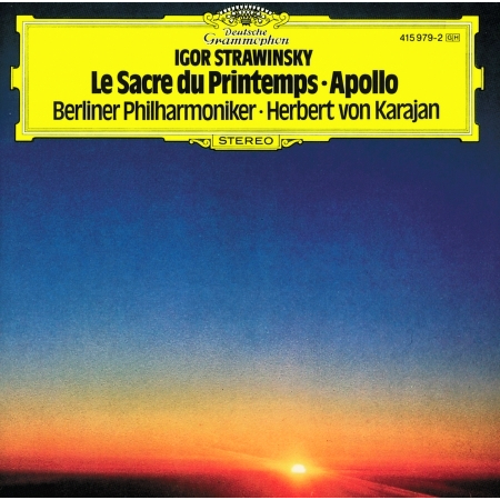 Stravinsky: Le Sacre du Printemps; Apollo 專輯封面