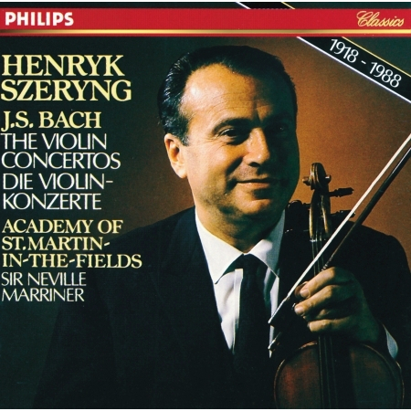 Bach, J.S.: Violin Concertos; Concerto for 2 Violins; Air from Suite No.3