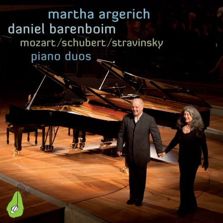Mozart, Schubert & Stravinsky Piano Duos 專輯封面