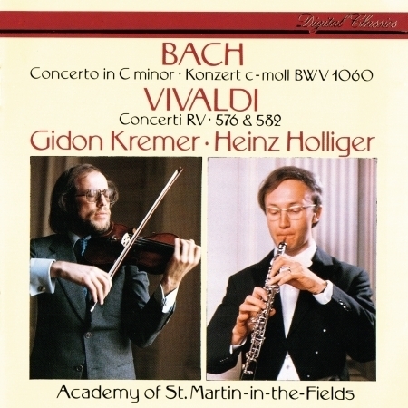 J.S. Bach: Concerto for Violin and Oboe in C Minor, BWV 1060R - II. Adagio