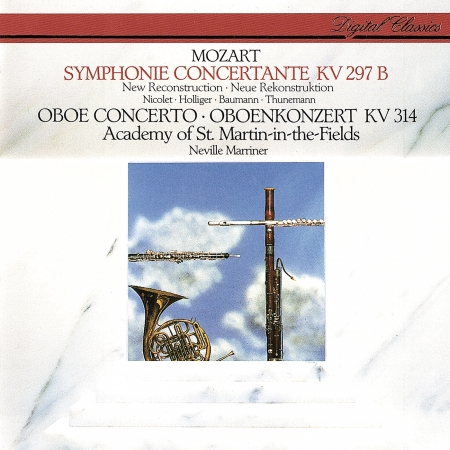 Mozart: Sinfonia Concertante; Oboe Concerto