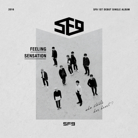 SF9首張出道單曲專輯 Feeling Sensation 專輯封面