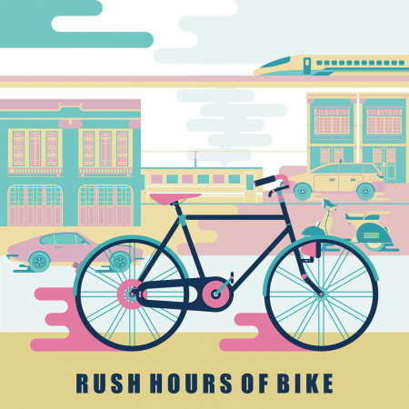 通勤人．腳踏車：Rush Hours of Bike