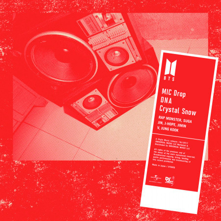 Mic Drop/DNA/Crystal Snow 專輯封面