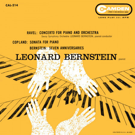 Ravel: Piano Concerto in G Major, M. 83; Bernstein Seven Anniversaries; Coplan: Piano Sonata; Blitzstein: Dusty Sun; Bernstein: I hate music