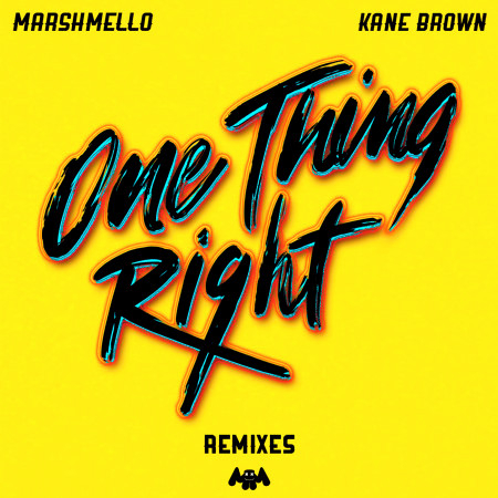One Thing Right (Remixes) 專輯封面