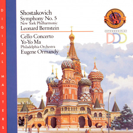 蕭士塔高維契第5號交響曲, 第1號大提琴協奏曲 專輯封面
