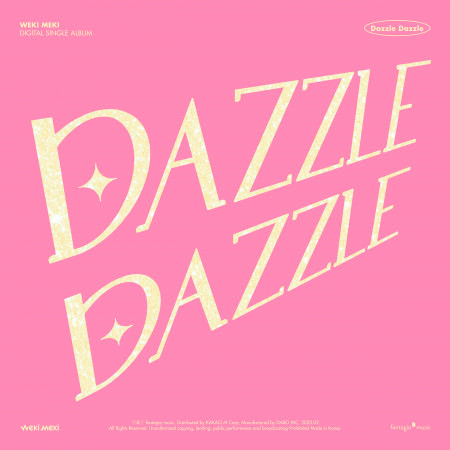 Weki Meki Digital Single [DAZZLE DAZZLE] 專輯封面