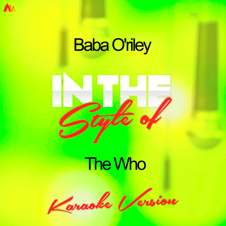 Baba O'riley (In the Style of the Who) [Karaoke Version] - Single