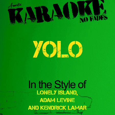 Yolo (In the Style of the Lonely Island, Adam Levine & Kendrick Lamar) [Karaoke Version]