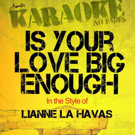 Is Your Love Big Enough (In the Style of Lianne La Havas) [Karaoke Version]