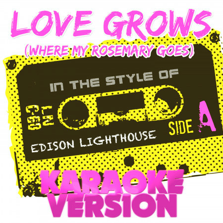 Love Grows (Where My Rosemary Goes) [In the Style of Edison Lighthouse] [Karaoke Version] - Single