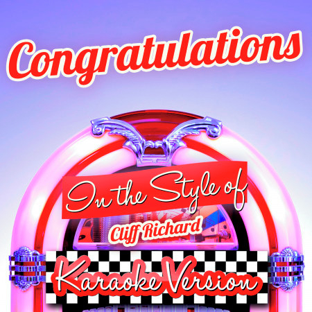 Congratulations (In the Style of Cliff Richard) [Karaoke Version] - Single