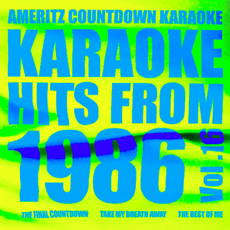 Karaoke Hits from 1986, Vol. 16