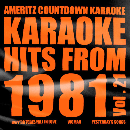Karaoke Hits from 1981, Vol. 21