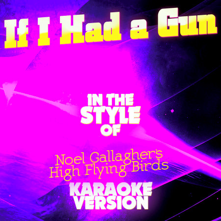 If I Had a Gun (In the Style of Noel Gallagher's High Flying Birds) [Karaoke Version] - Single
