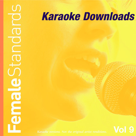 Karaoke Downloads - Female Standards Vol.9