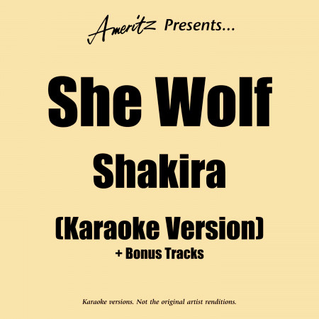 She Wolf - Karaoke Version