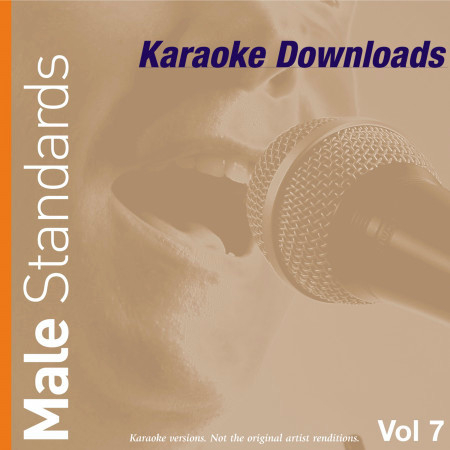 Karaoke Downloads - Male Standards Vol.7