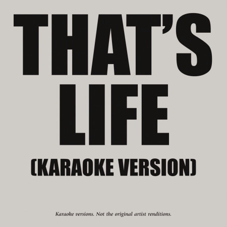 That's Life - Karaoke Version