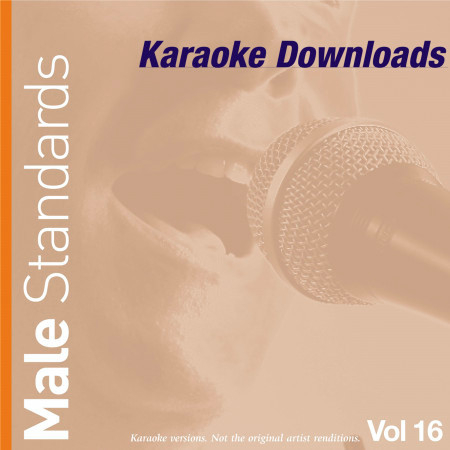 Karaoke Downloads - Male Standards Vol.16