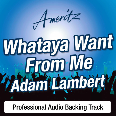 Whataya Want From Me (In The Style Of Adam Lambert)