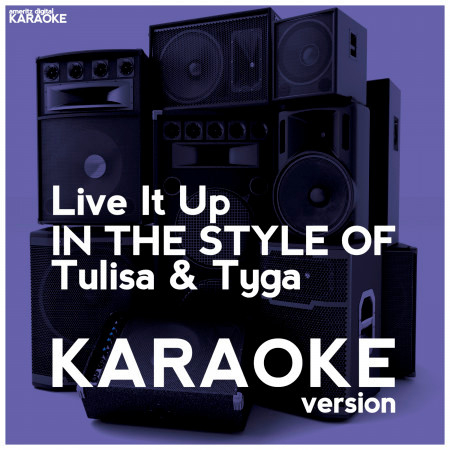 Live It Up (In the Style of Tulisa & Tyga) [Karaoke Version] - Single