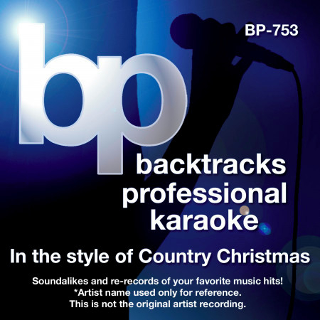 Karaoke - In the Style of Country Christmas (Karaoke Version)