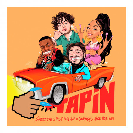 Tap In (feat. Post Malone, DaBaby & Jack Harlow) 專輯封面
