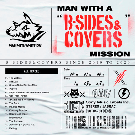 MAN WITH A "B-SIDES & COVERS" MISSION 專輯封面