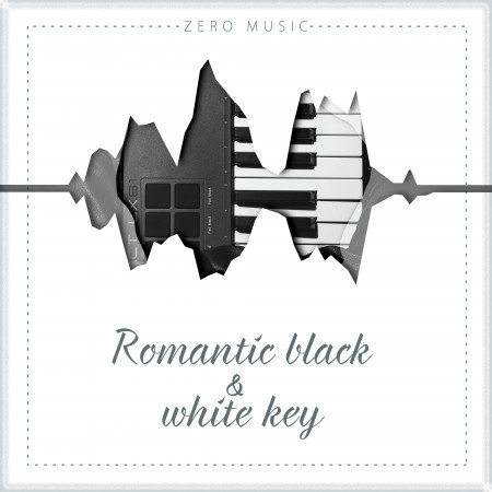Romantic black and white Key