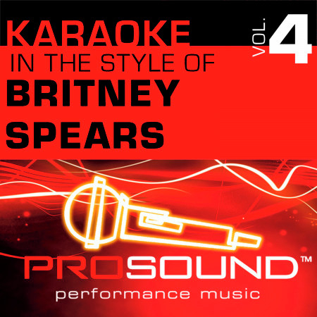 Stronger (Karaoke Lead Vocal Demo)[In the style of Britney Spears]
