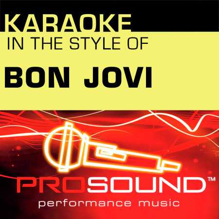 Thank You For Loving Me (Karaoke Instrumental Track)[In the style of Bon Jovi]