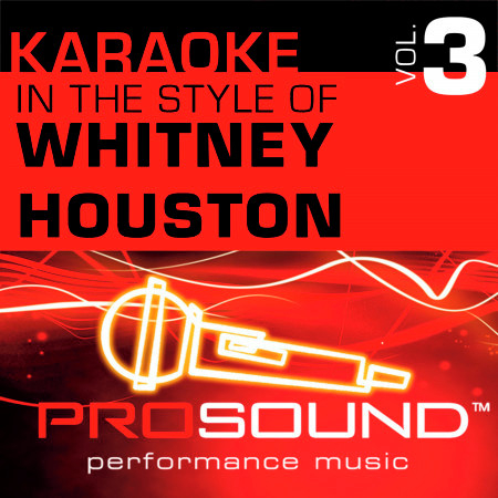 I Learned From The Best (Karaoke Instrumental Track)[In the style of Whitney Houston]