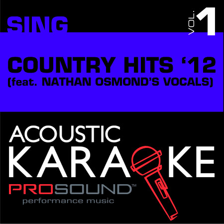 Acoustic Karaoke: Country Hits '12, Vol.1