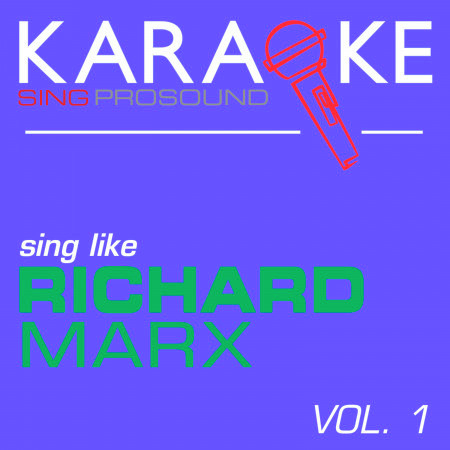 Karaoke in the Style of Richard Marx, Vol. 1