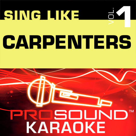 Sing Like Carpenters v.1 (Karaoke Performance Tracks)