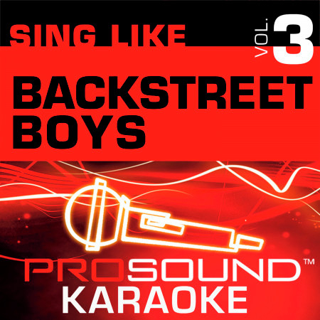 Shape of My Heart (Karaoke Lead Vocal Demo) [In the Style of Backstreet Boys]