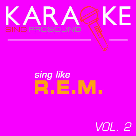 Man on the Moon (In the Style of R.E.M.) [Karaoke with Background Vocal]