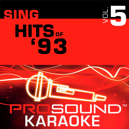 Sing Hits of '93 v.5 (Karaoke Performance Tracks)